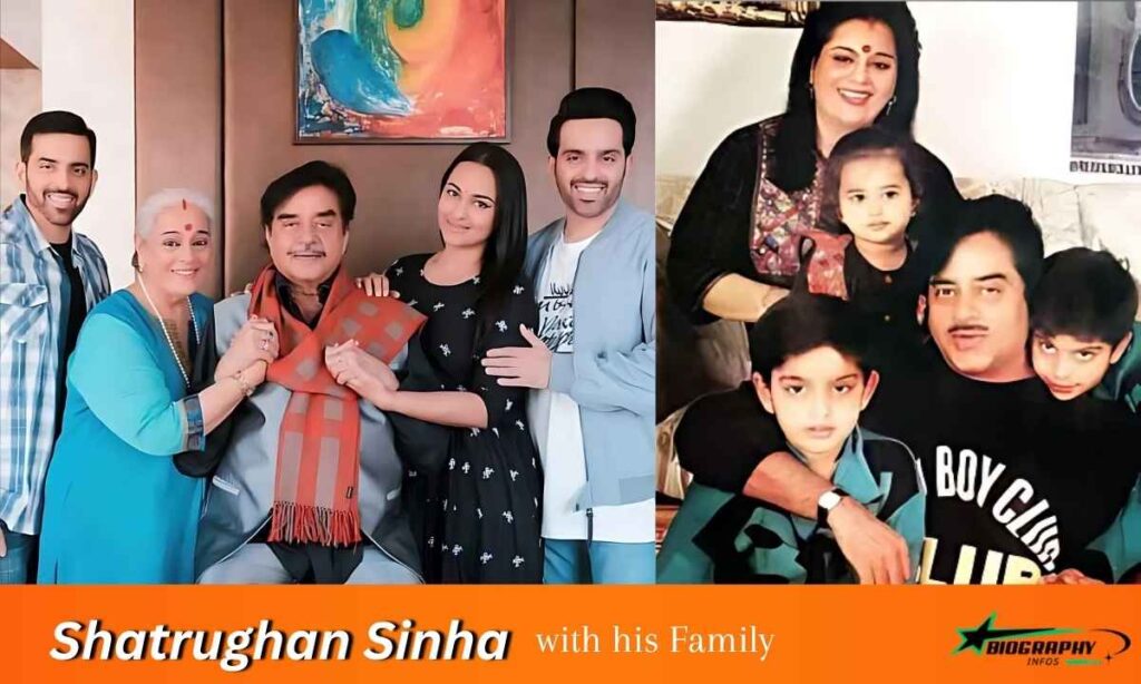 Shatrughan Sinha Family