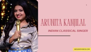 Arunita Kanjilal live performance with microphone