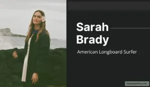 Sarah Brady Surfer